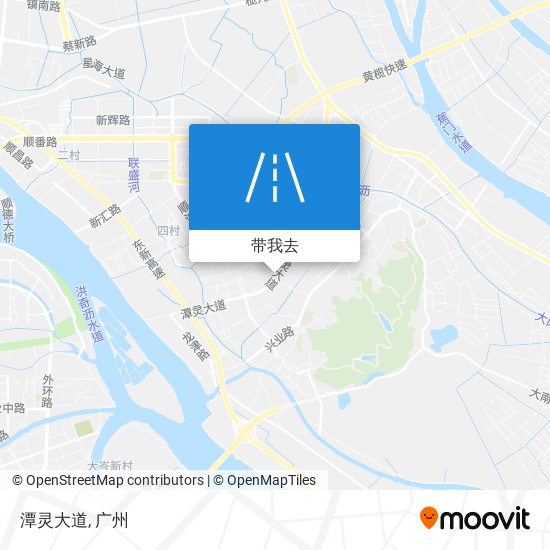 潭灵大道地图