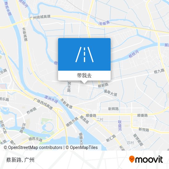 蔡新路地图