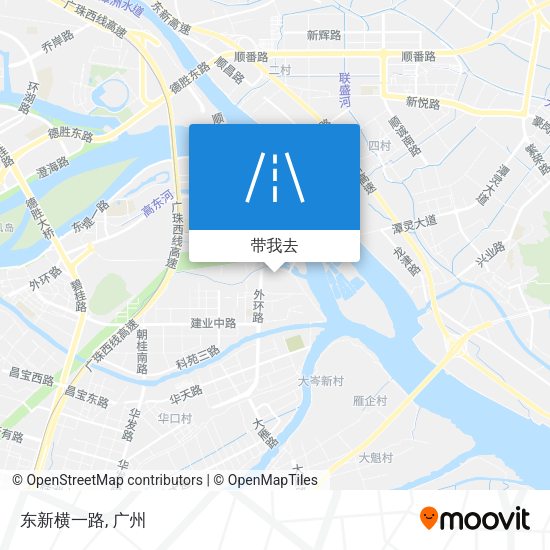 东新横一路地图