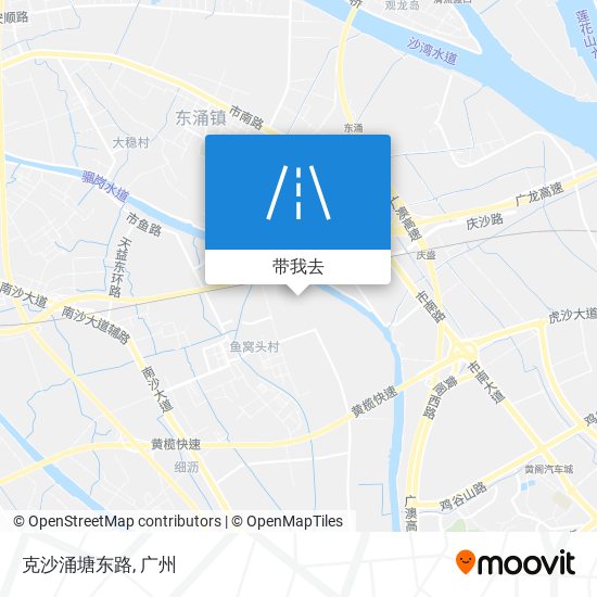 克沙涌塘东路地图