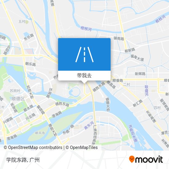 学院东路地图