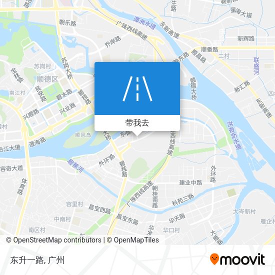 东升一路地图