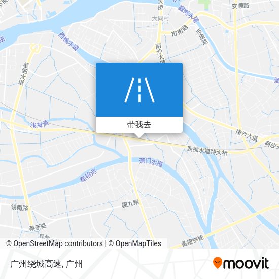 广州绕城高速地图