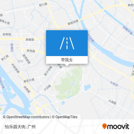 怡乐园大街地图