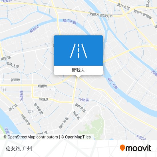 稳安路地图