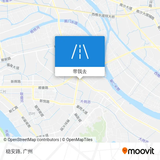 稳安路地图