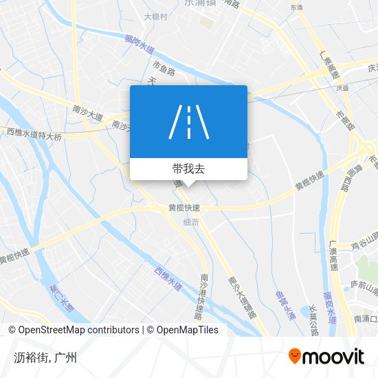 沥裕街地图