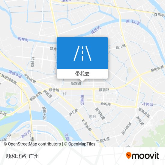 顺和北路地图
