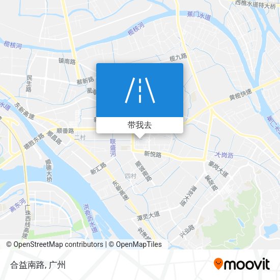 合益南路地图