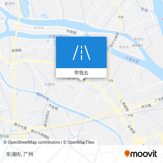 东涌街地图