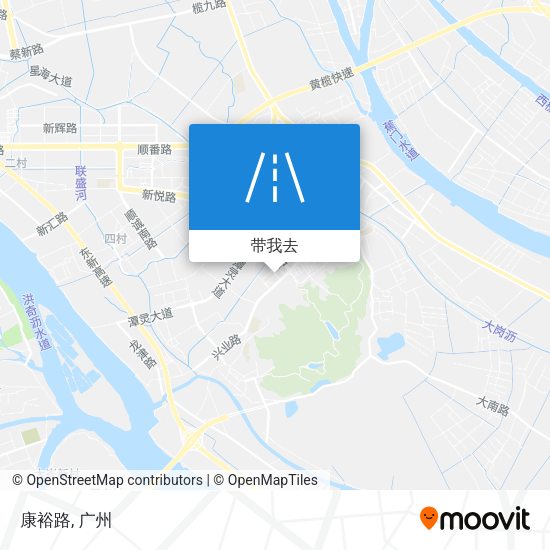 康裕路地图