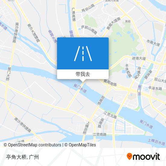 亭角大桥地图