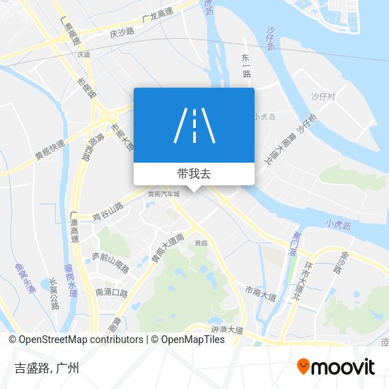 吉盛路地图