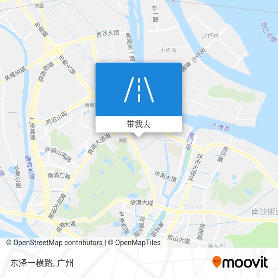东泽一横路地图
