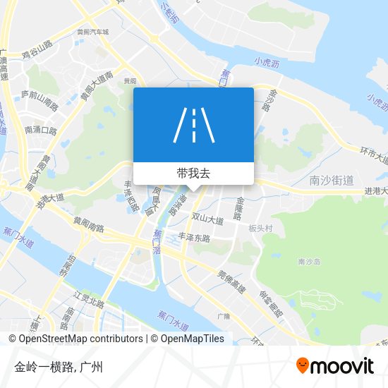 金岭一横路地图