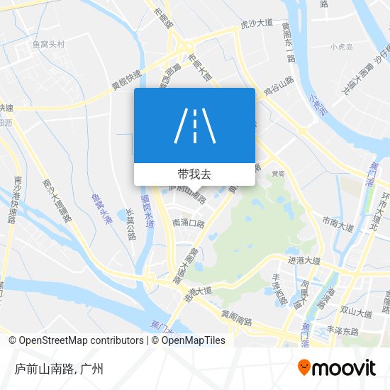 庐前山南路地图