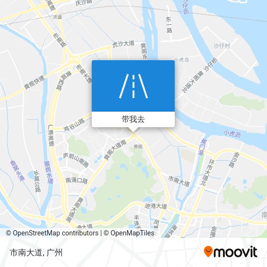 市南大道地图