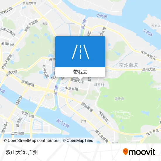 双山大道地图