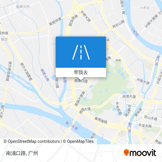 南涌口路地图