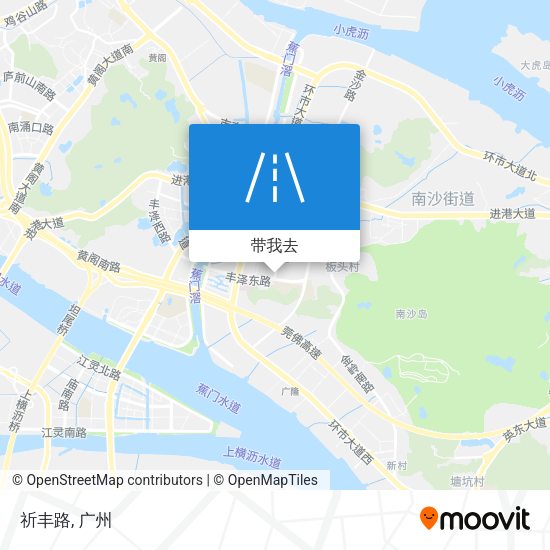 祈丰路地图