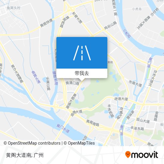 黄阁大道南地图