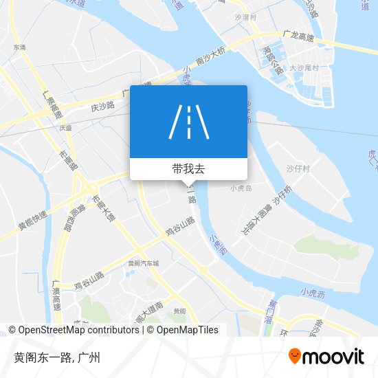 黄阁东一路地图