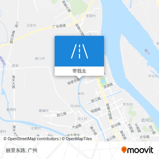丽景东路地图