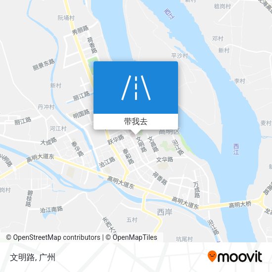 文明路地图
