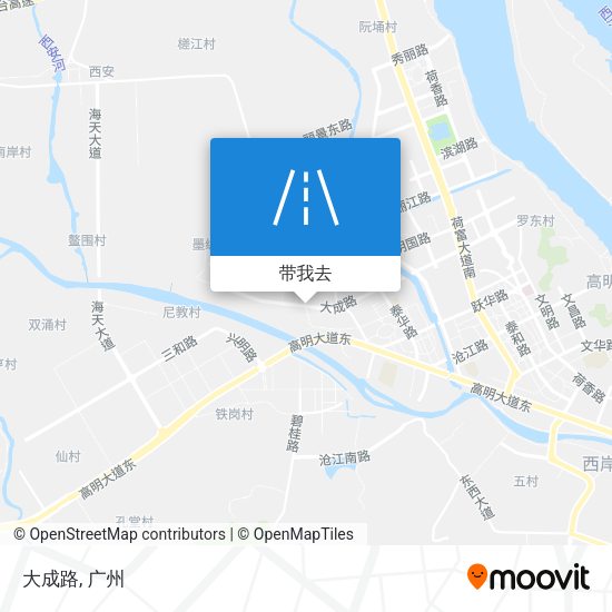 大成路地图
