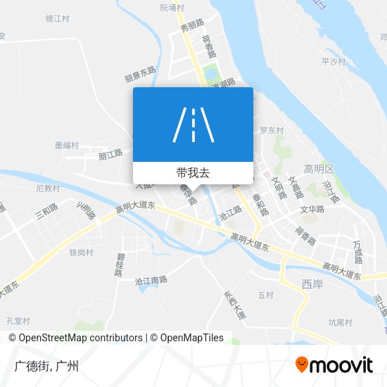 广德街地图