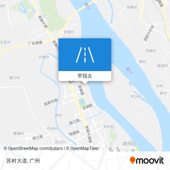苏村大道地图