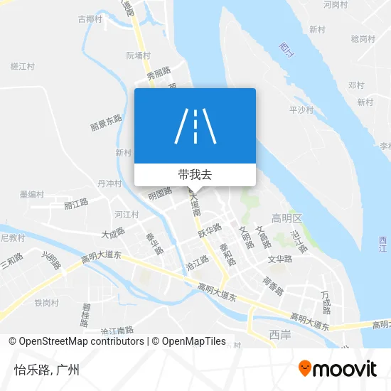怡乐路地图