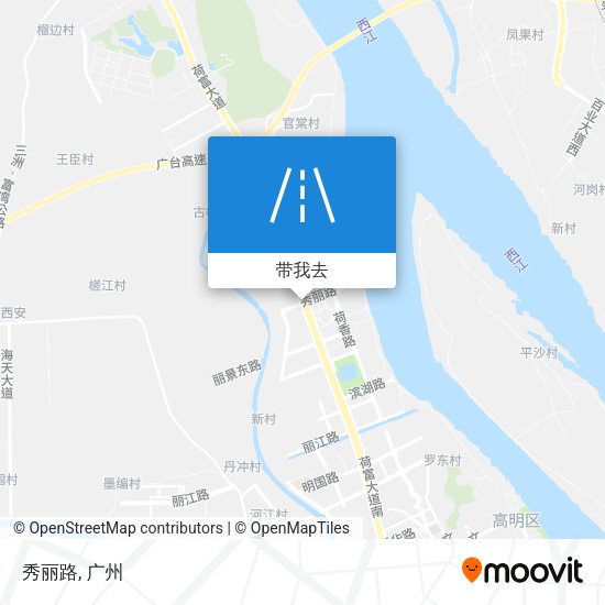 秀丽路地图