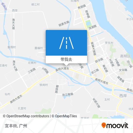 宜丰街地图