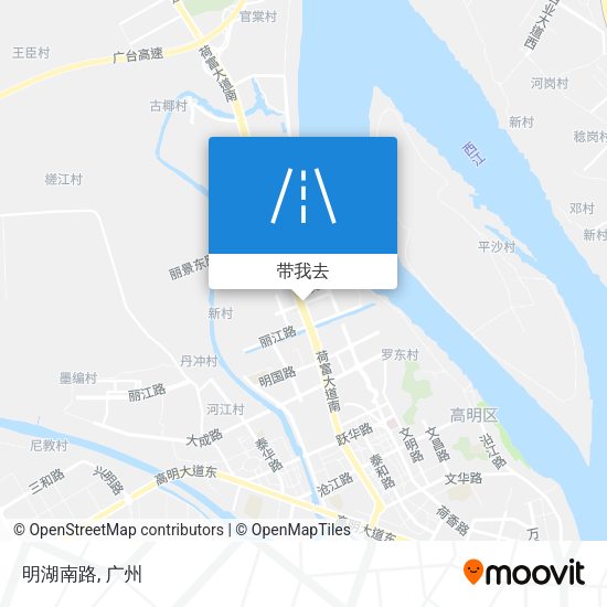 明湖南路地图