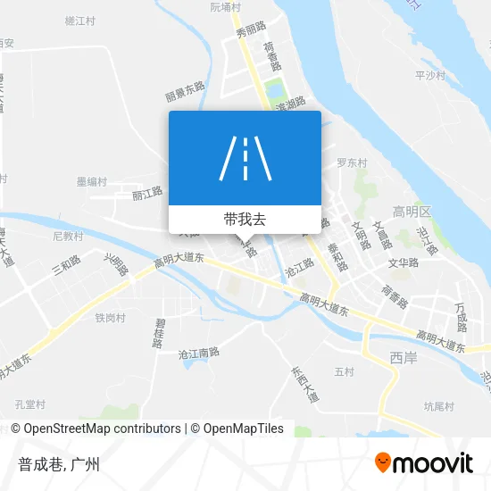 普成巷地图