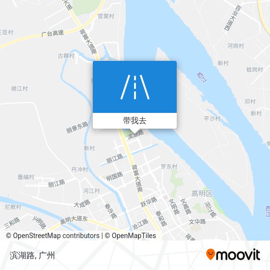 滨湖路地图