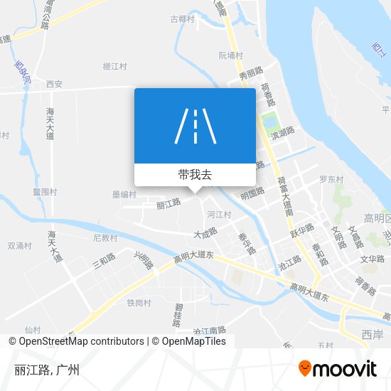 丽江路地图