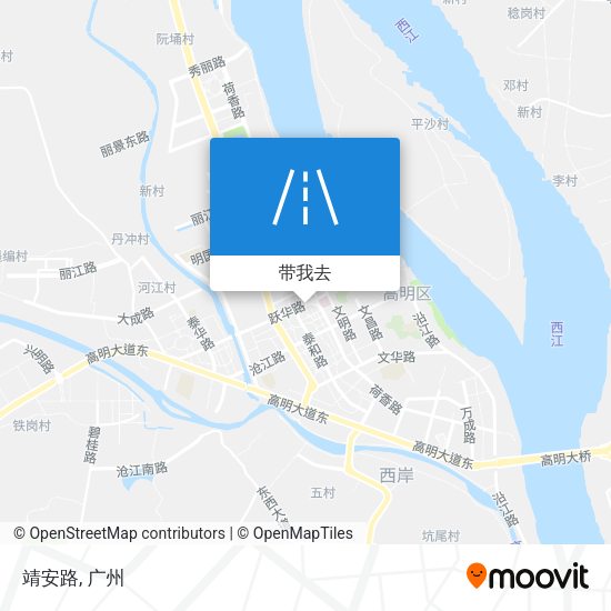 靖安路地图