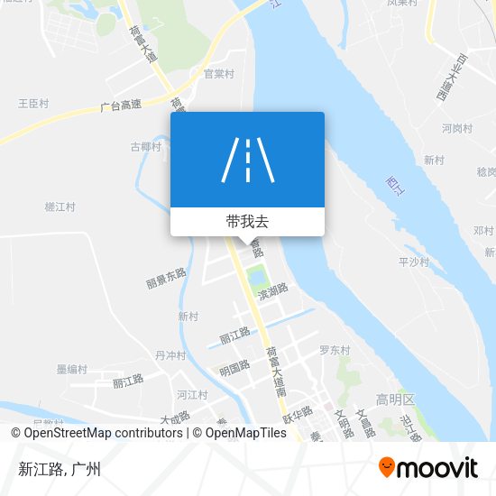 新江路地图