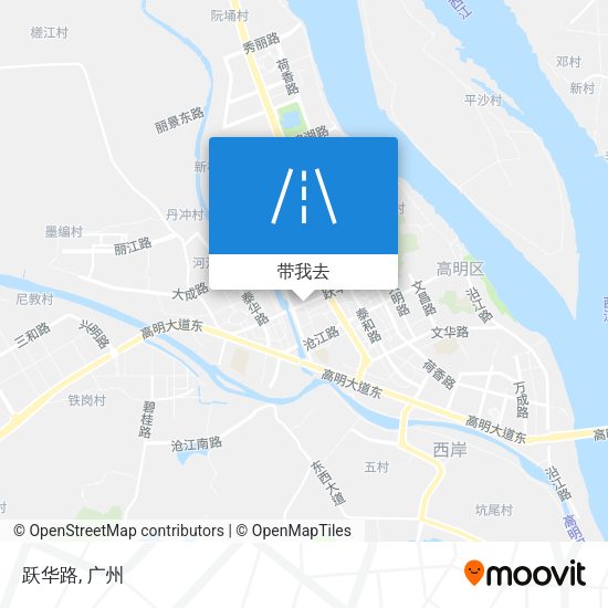 跃华路地图