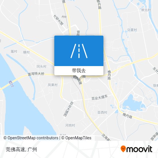 莞佛高速地图
