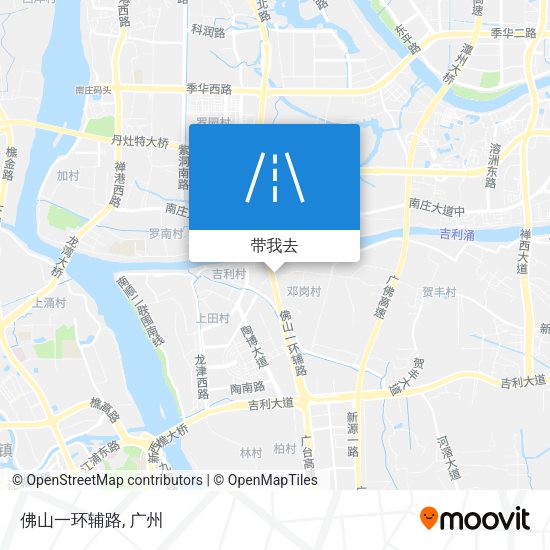 佛山一环辅路地图