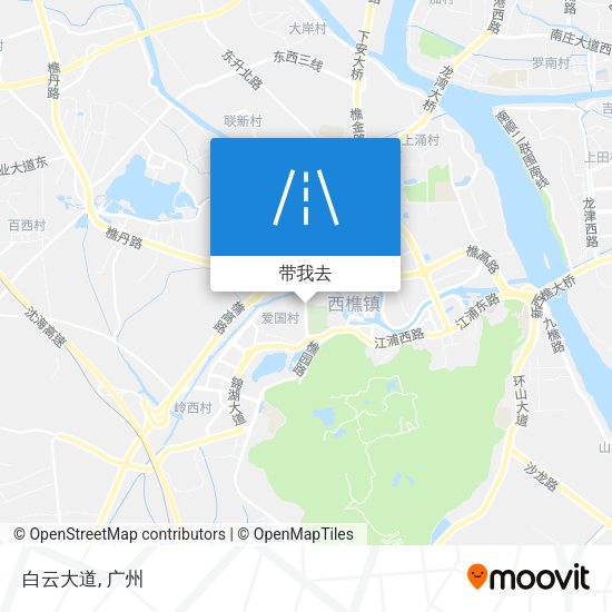 白云大道地图