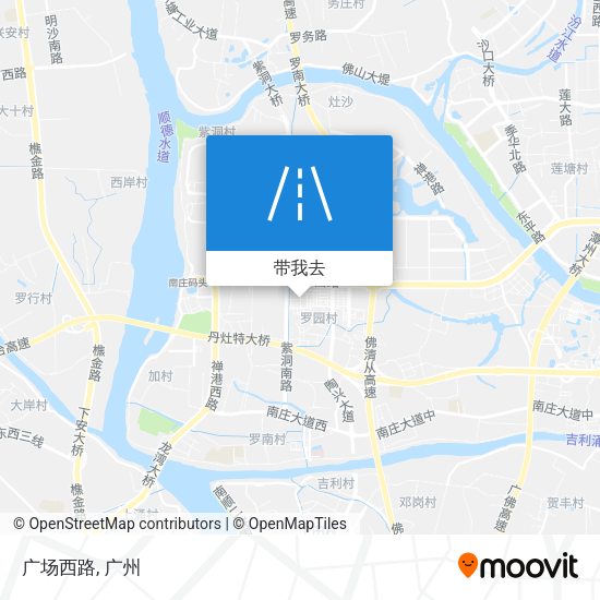 广场西路地图