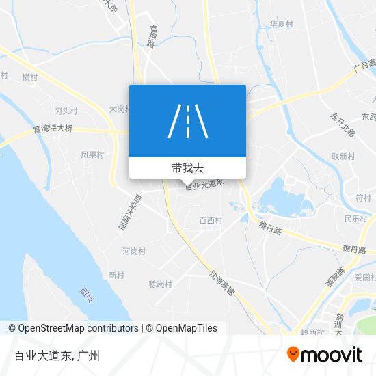 百业大道东地图