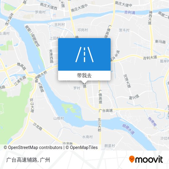 广台高速辅路地图