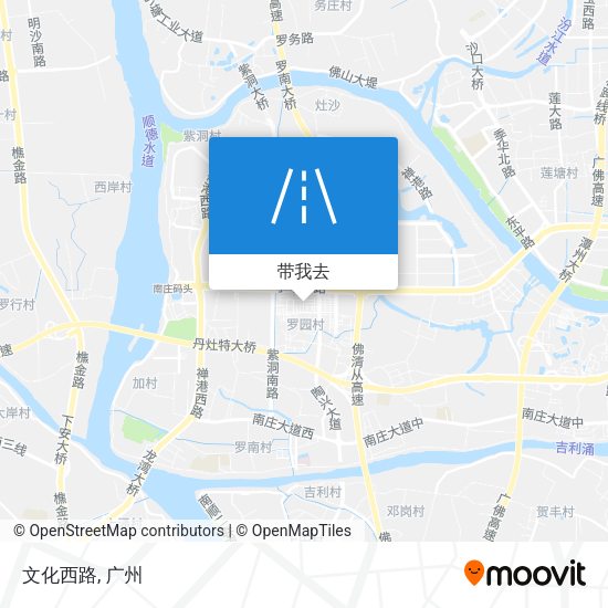文化西路地图