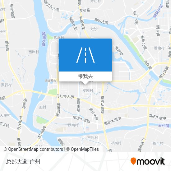 总部大道地图