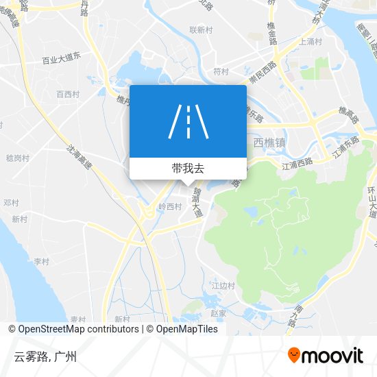 云雾路地图